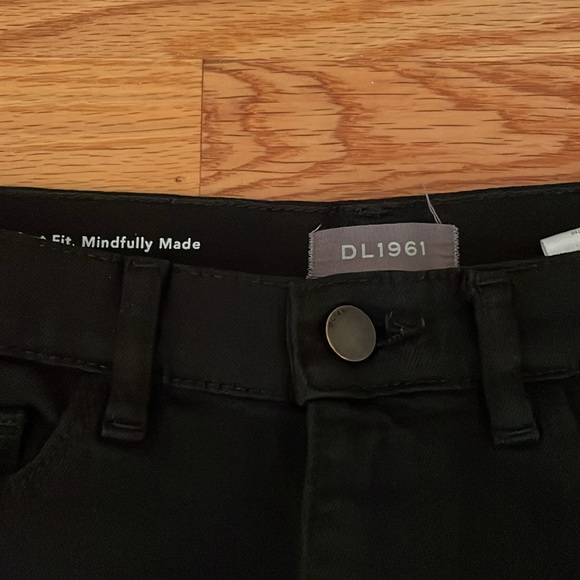 DL1961 Teen girls Black wide leg pants - Picture 3 of 7